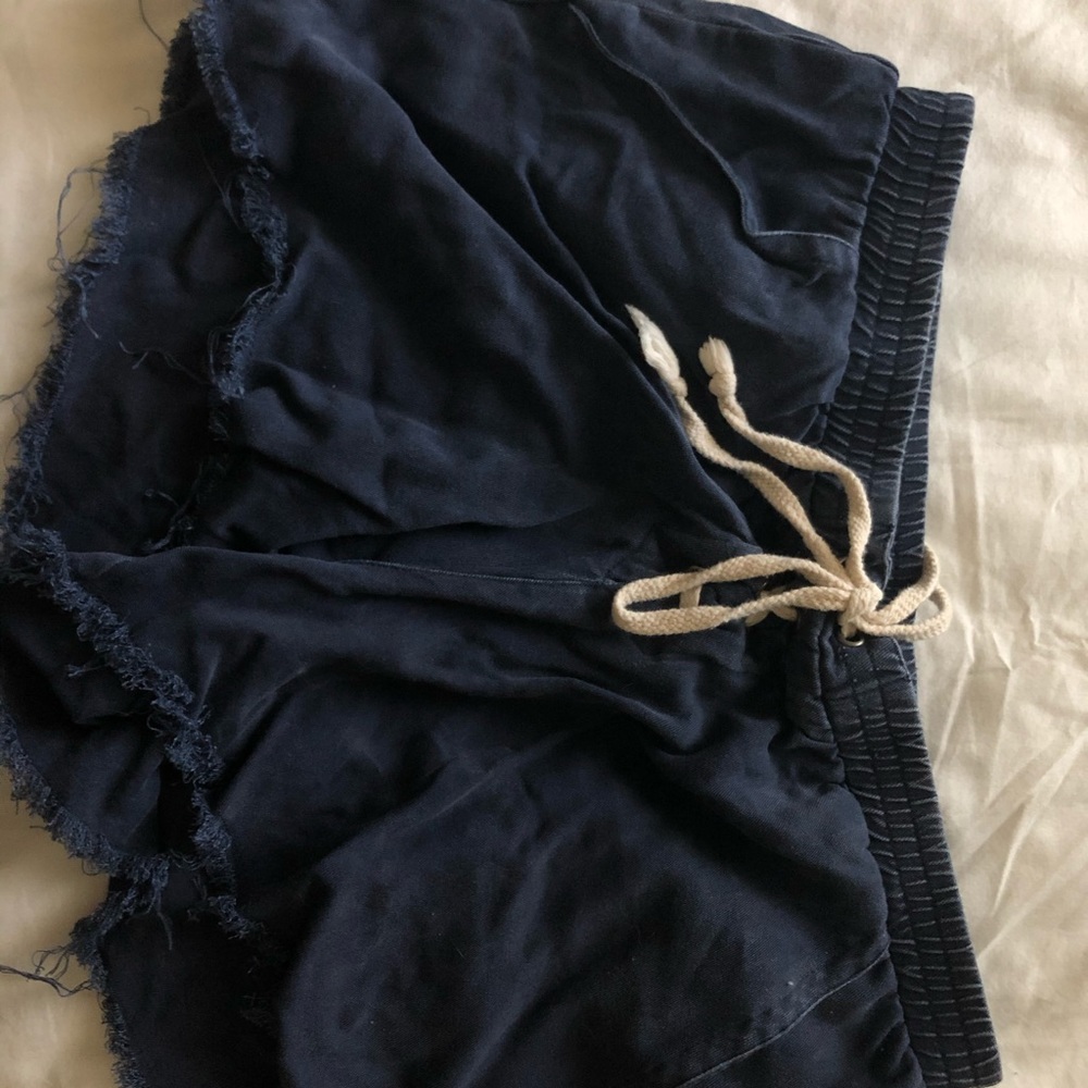Navy cross tie shorts